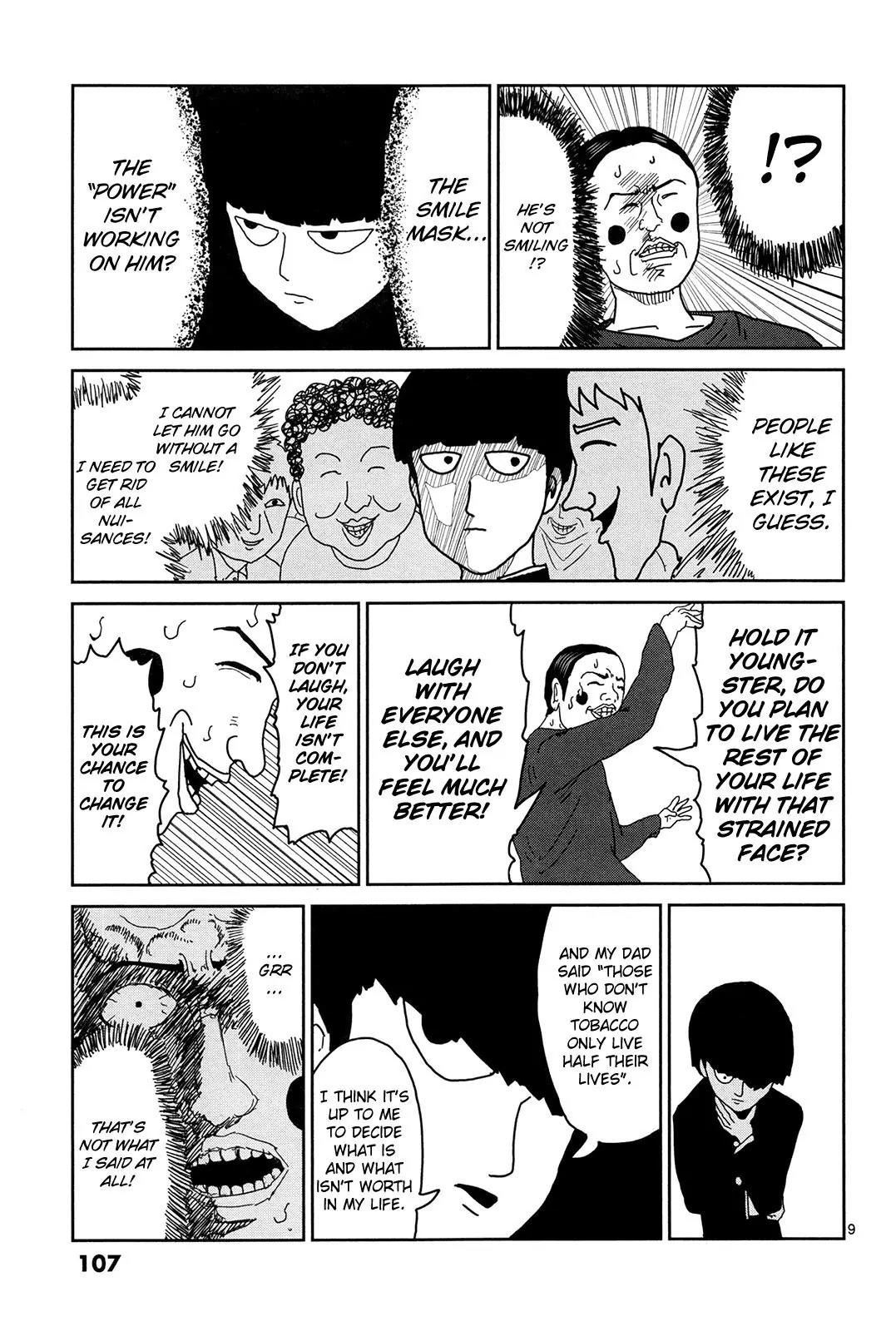 Mob Psycho 100 Chapter 7 page 9 - Chapter 7: Sheeple