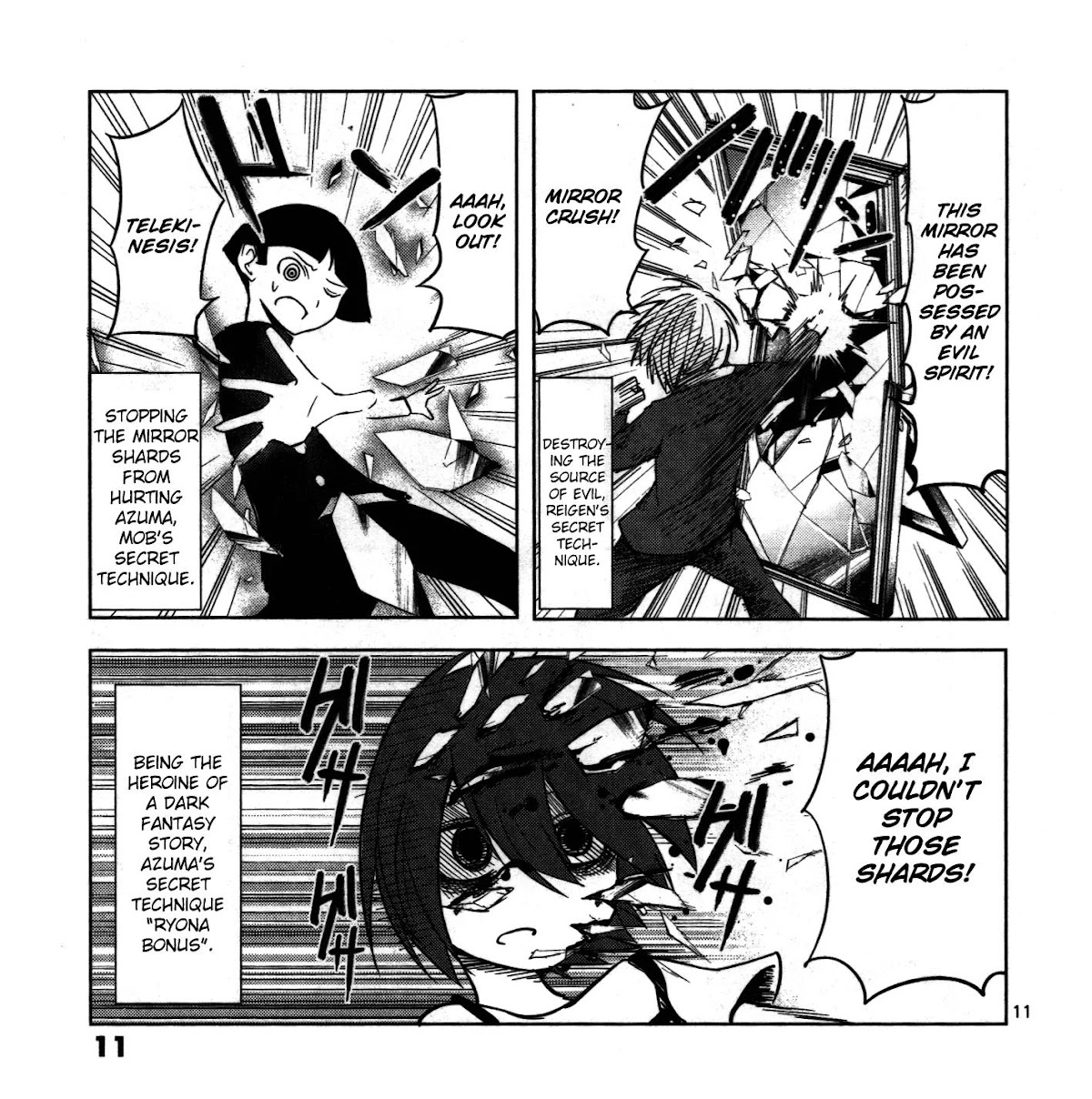 Mob Psycho 100 Chapter 70.1 page 11 - Chapter 70.1: Mob Psycho x Sekai Oni