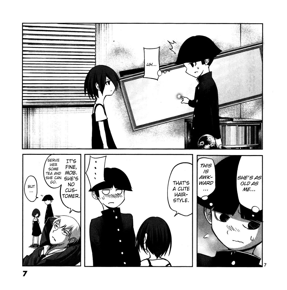 Mob Psycho 100 Chapter 70.1 page 7 - Chapter 70.1: Mob Psycho x Sekai Oni