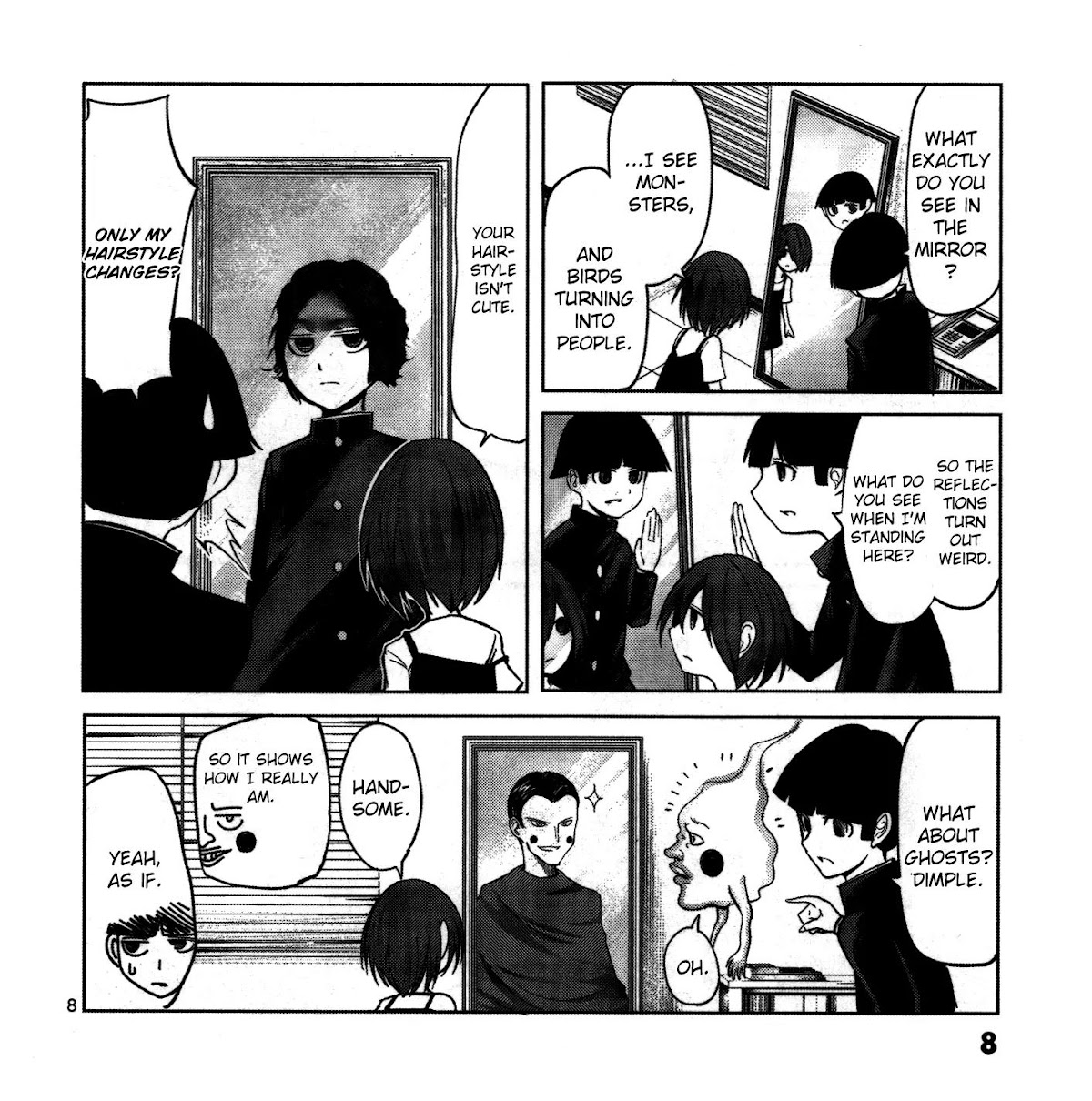 Mob Psycho 100 Chapter 70.1 page 8 - Chapter 70.1: Mob Psycho x Sekai Oni