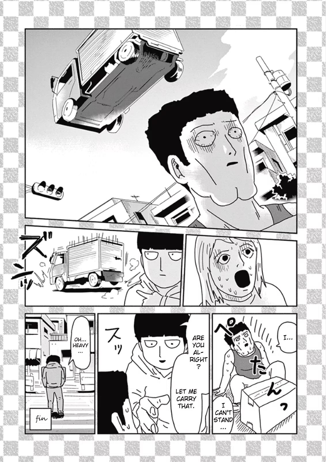 Mob Psycho 100 Chapter 70.5 page 3 - Chapter 70.5: Crossing the Street