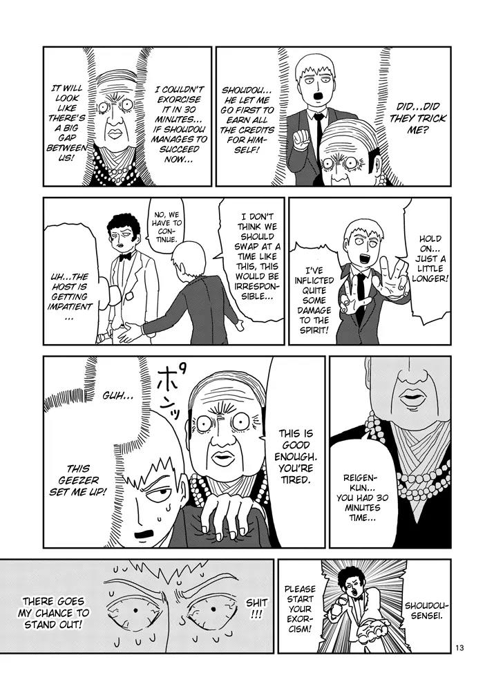 Mob Psycho 100 Chapter 71 page 13 - Chapter 71: Overhyped