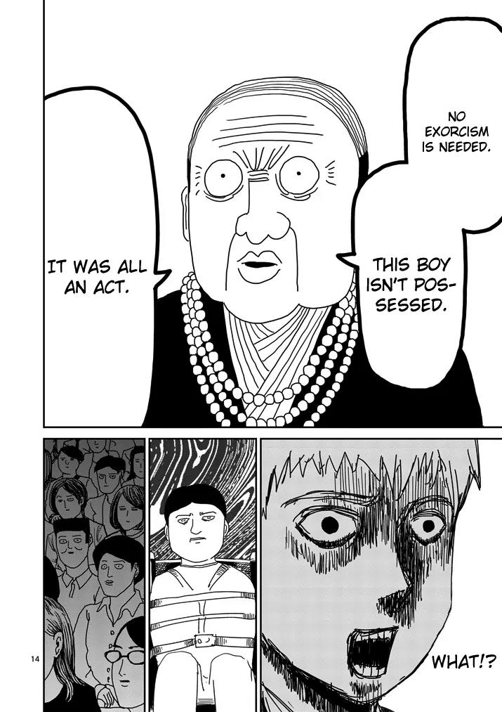 Mob Psycho 100 Chapter 71 page 14 - Chapter 71: Overhyped