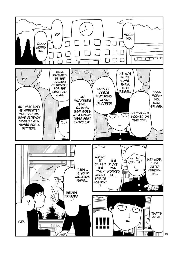 Mob Psycho 100 Chapter 72 page 13 - Chapter 72: Finishing Off