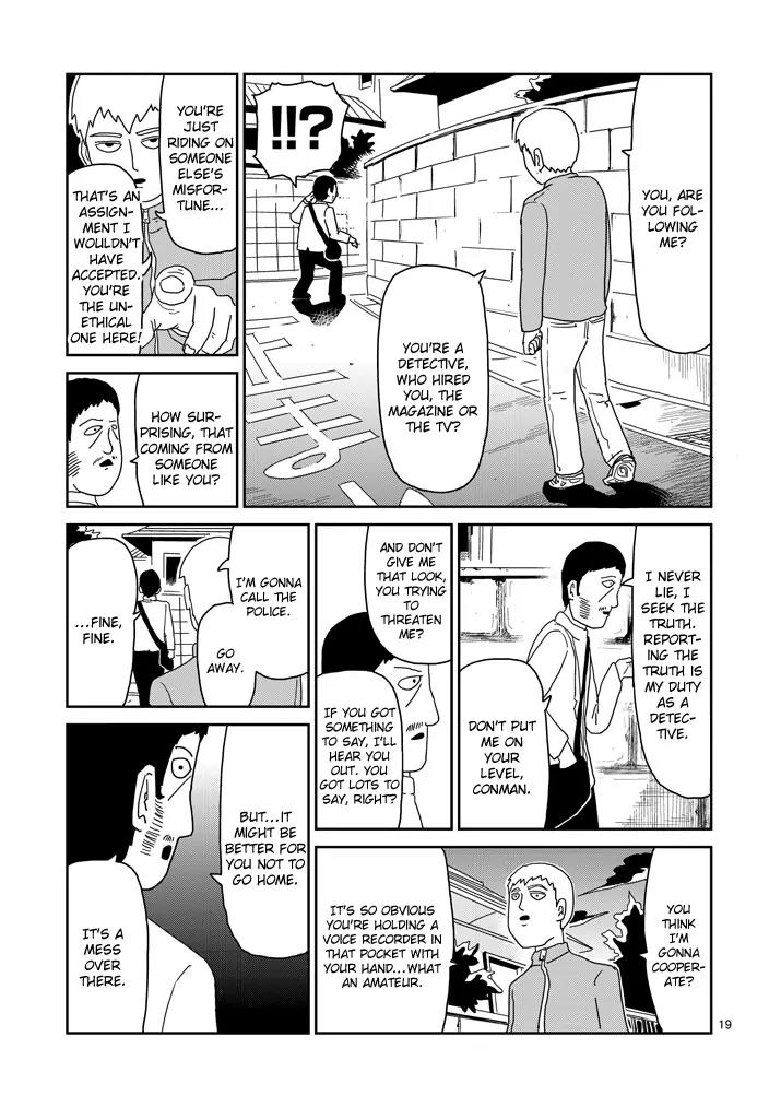 Mob Psycho 100 Chapter 72 page 19 - Chapter 72: Finishing Off