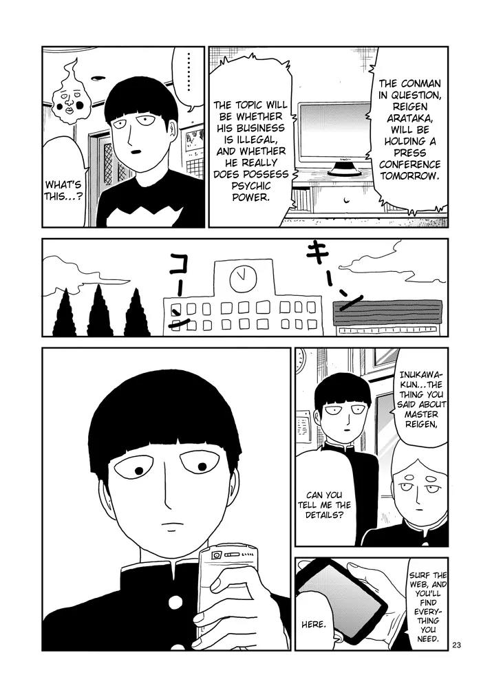 Mob Psycho 100 Chapter 72 page 23 - Chapter 72: Finishing Off