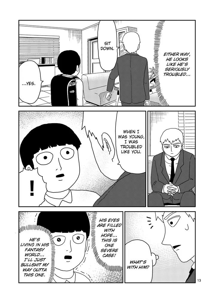 Mob Psycho 100 Chapter 73 page 13 - Chapter 73: True Character