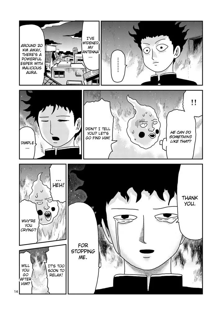 Mob Psycho 100 Chapter 76 page 14 - Chapter 76: Fire
