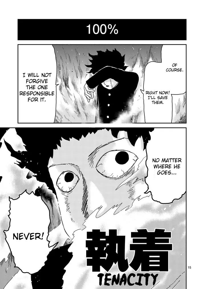 Mob Psycho 100 Chapter 76 page 15 - Chapter 76: Fire
