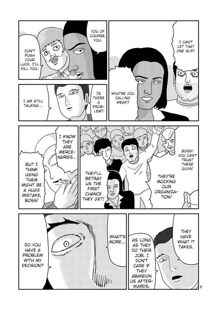 Mob Psycho 100 Chapter 79.1 page 9 - Chapter 79.1: Announcement