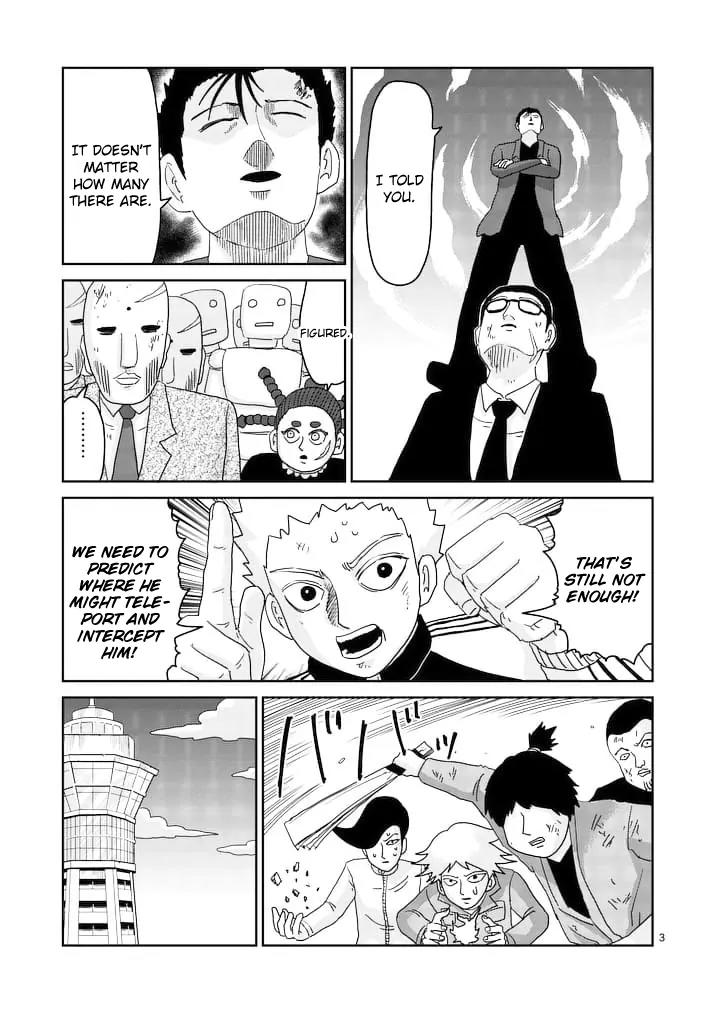 Mob Psycho 100 Chapter 87.1 page 3 - Chapter 87.1: Coaching