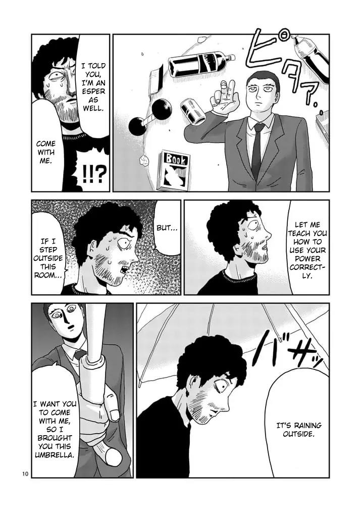 Mob Psycho 100 Chapter 89.1 page 10 - Chapter 89.1: Struggle for Society