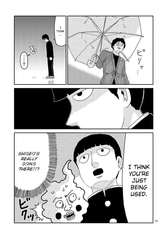 Mob Psycho 100 Chapter 89.1 page 13 - Chapter 89.1: Struggle for Society