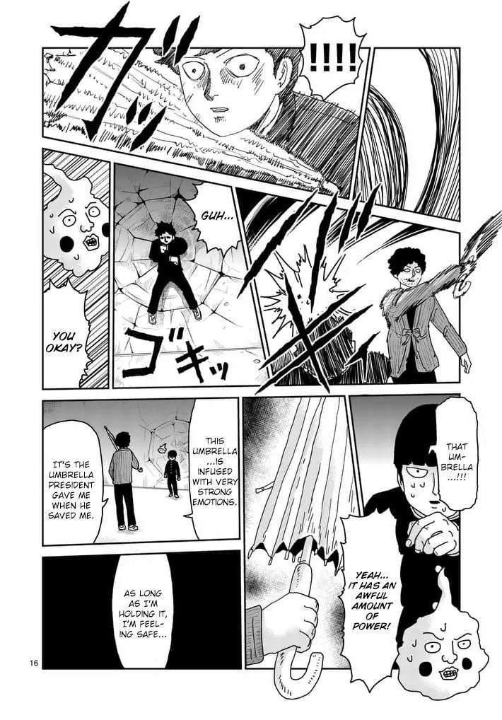 Mob Psycho 100 Chapter 89.1 page 16 - Chapter 89.1: Struggle for Society