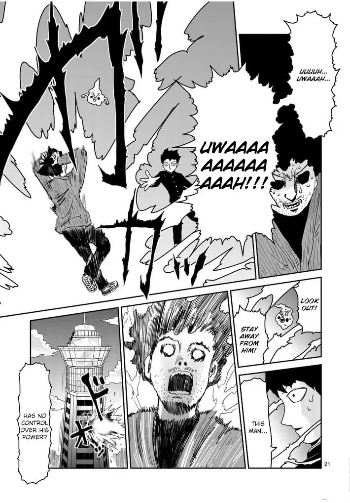 Mob Psycho 100 Chapter 89.1 page 21 - Chapter 89.1: Struggle for Society