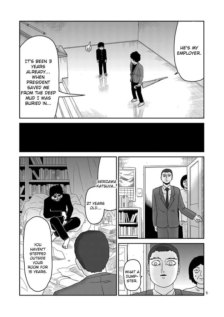 Mob Psycho 100 Chapter 89.1 page 5 - Chapter 89.1: Struggle for Society