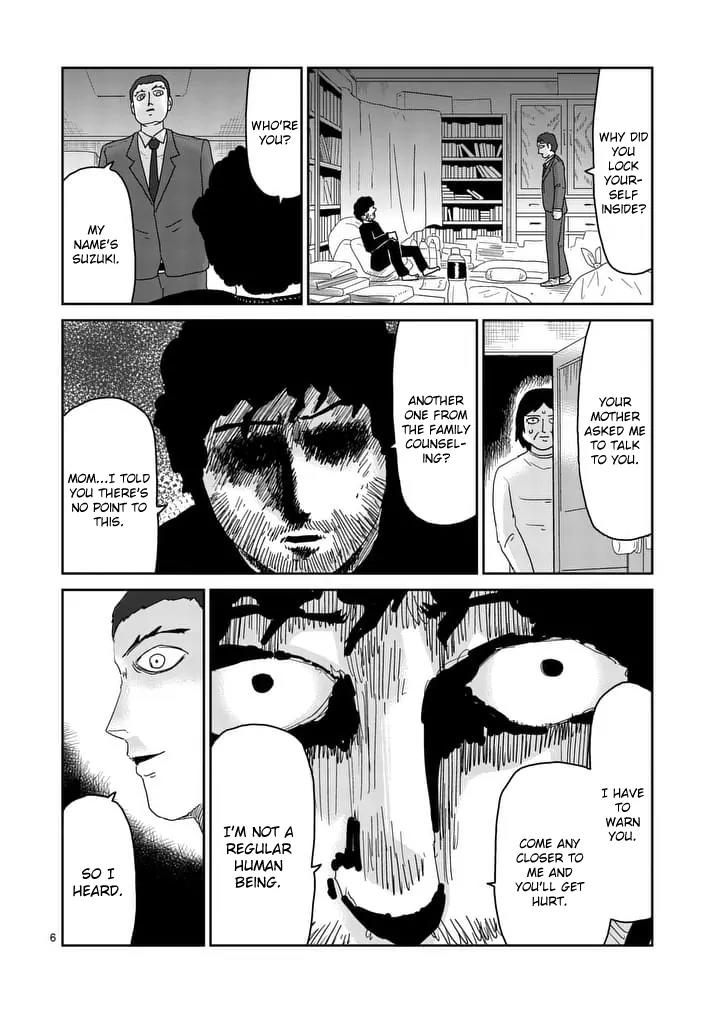 Mob Psycho 100 Chapter 89.1 page 6 - Chapter 89.1: Struggle for Society