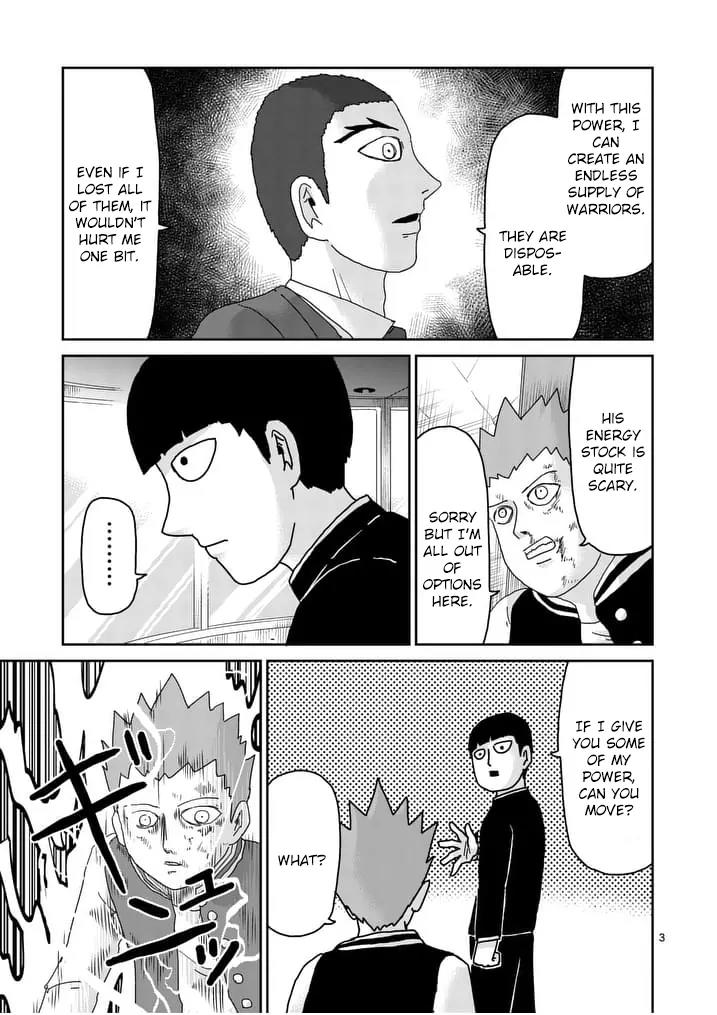 Mob Psycho 100 Chapter 89.5 page 3 - Chapter 89.5: 90.1