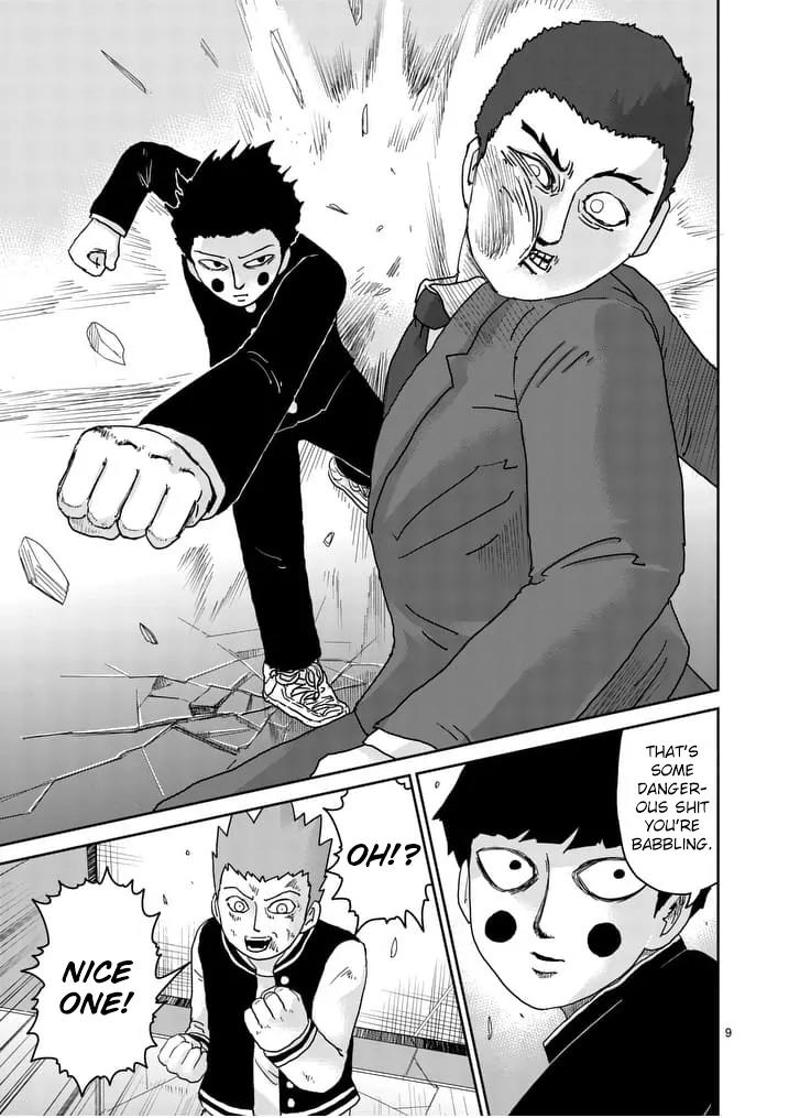 Mob Psycho 100 Chapter 89.5 page 9 - Chapter 89.5: 90.1