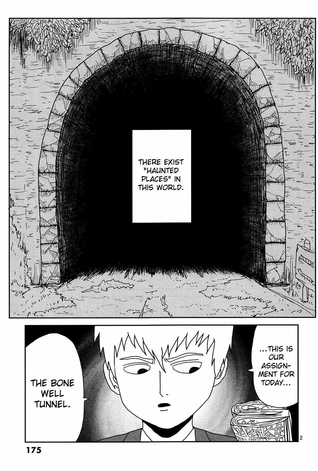 Mob Psycho 100 Chapter 9.5 page 2 - Chapter 9.5: Omake - The Most Horrific Haunted Place