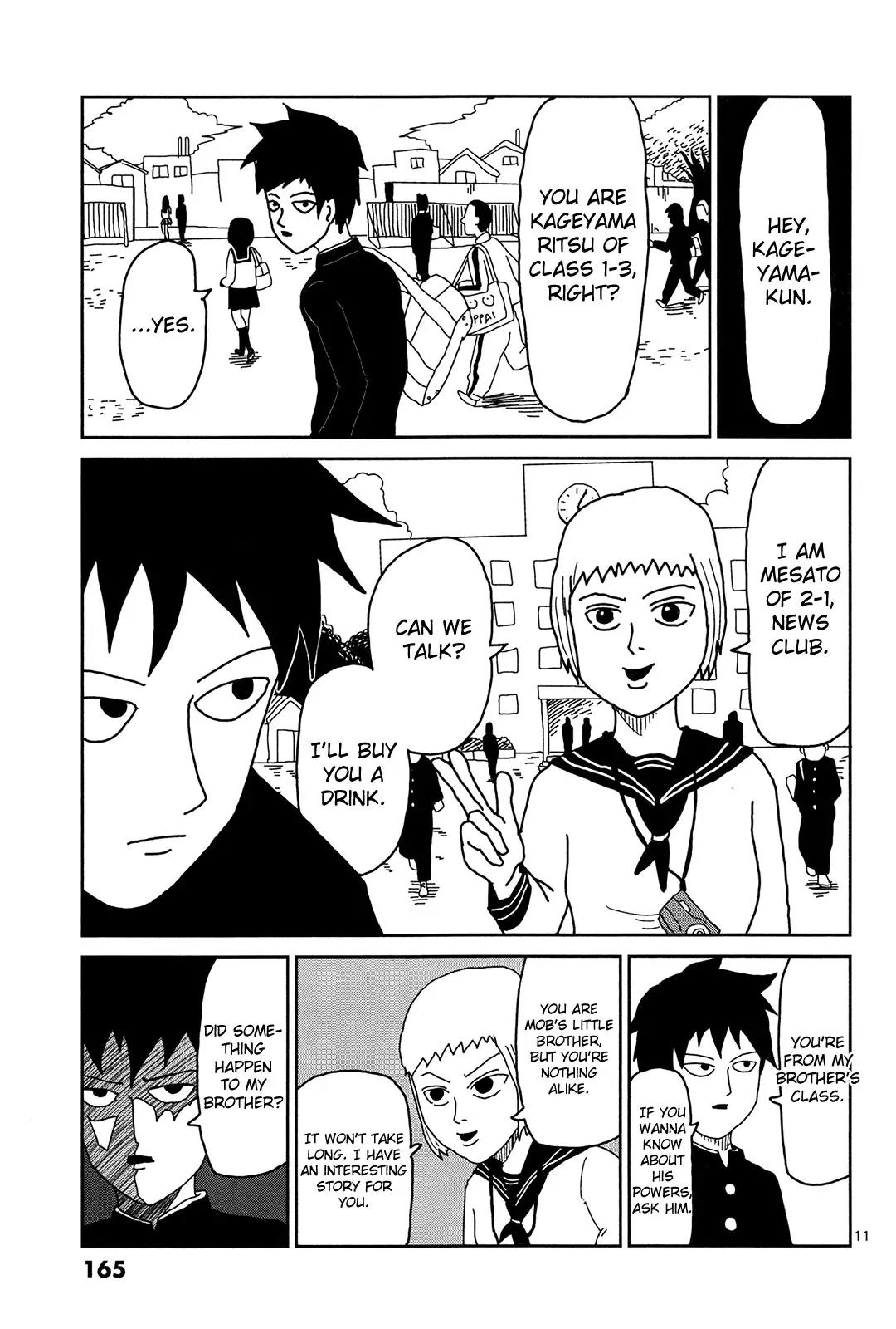 Mob Psycho 100 Chapter 9 page 10 - Chapter 9: The Spirit Who Wants to Become God