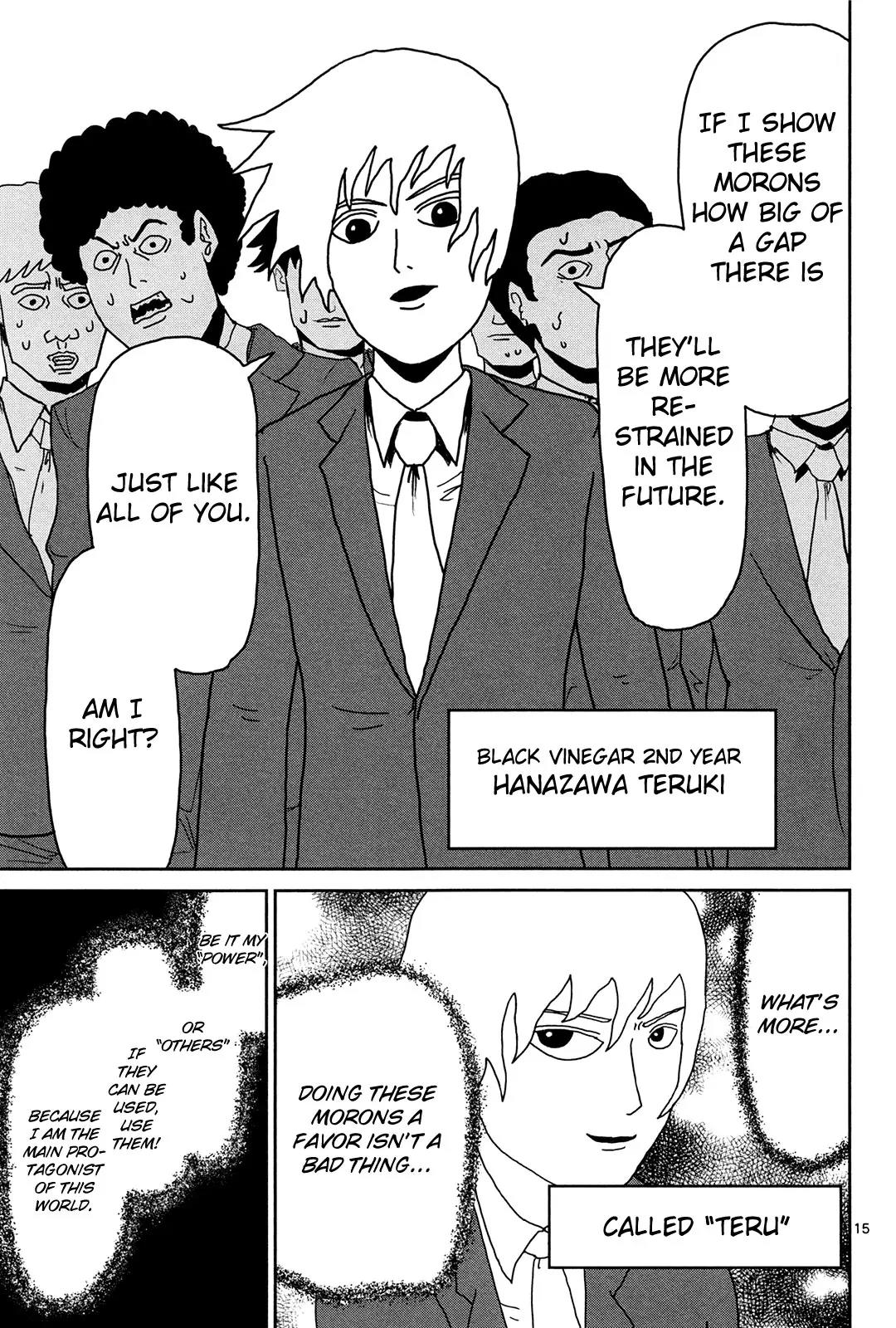 Mob Psycho 100 Chapter 9 page 14 - Chapter 9: The Spirit Who Wants to Become God