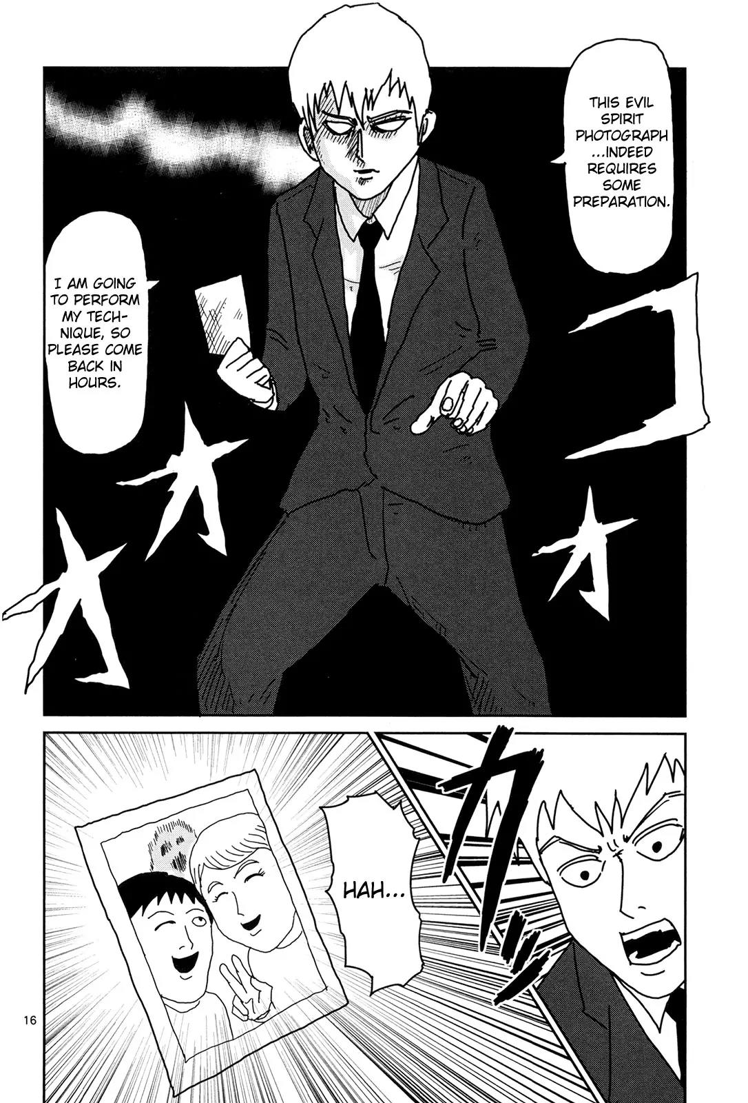 Mob Psycho 100 Chapter 9 page 15 - Chapter 9: The Spirit Who Wants to Become God