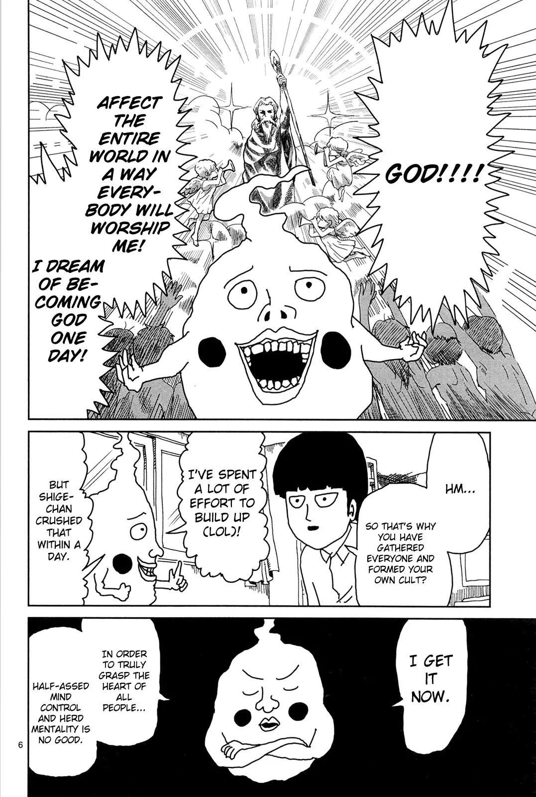 Mob Psycho 100 Chapter 9 page 5 - Chapter 9: The Spirit Who Wants to Become God