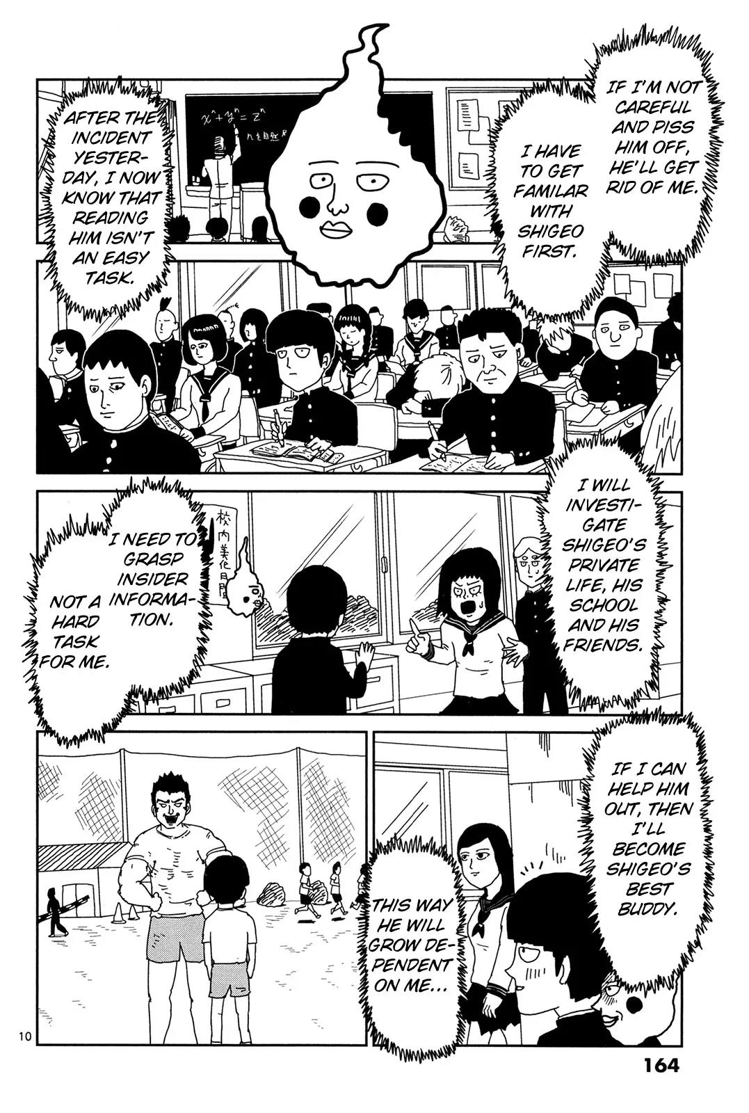 Mob Psycho 100 Chapter 9 page 9 - Chapter 9: The Spirit Who Wants to Become God