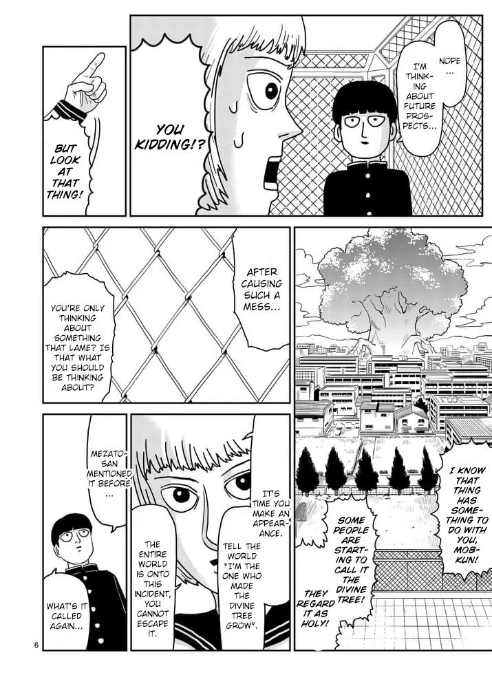 Mob Psycho 100 Chapter 92.1 page 6 - Chapter 92.1: Thoughts About the Future