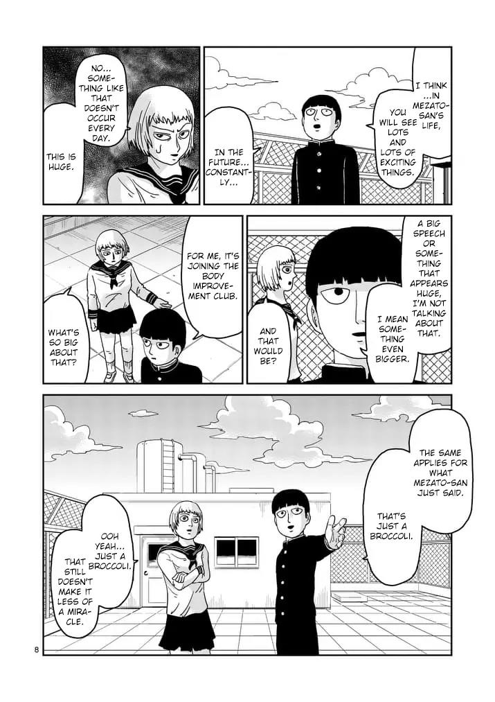 Mob Psycho 100 Chapter 92.1 page 8 - Chapter 92.1: Thoughts About the Future