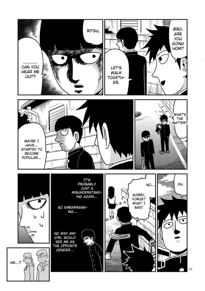 Mob Psycho 100 Chapter 94.1 page 11 - Chapter 94.1: Carried Away