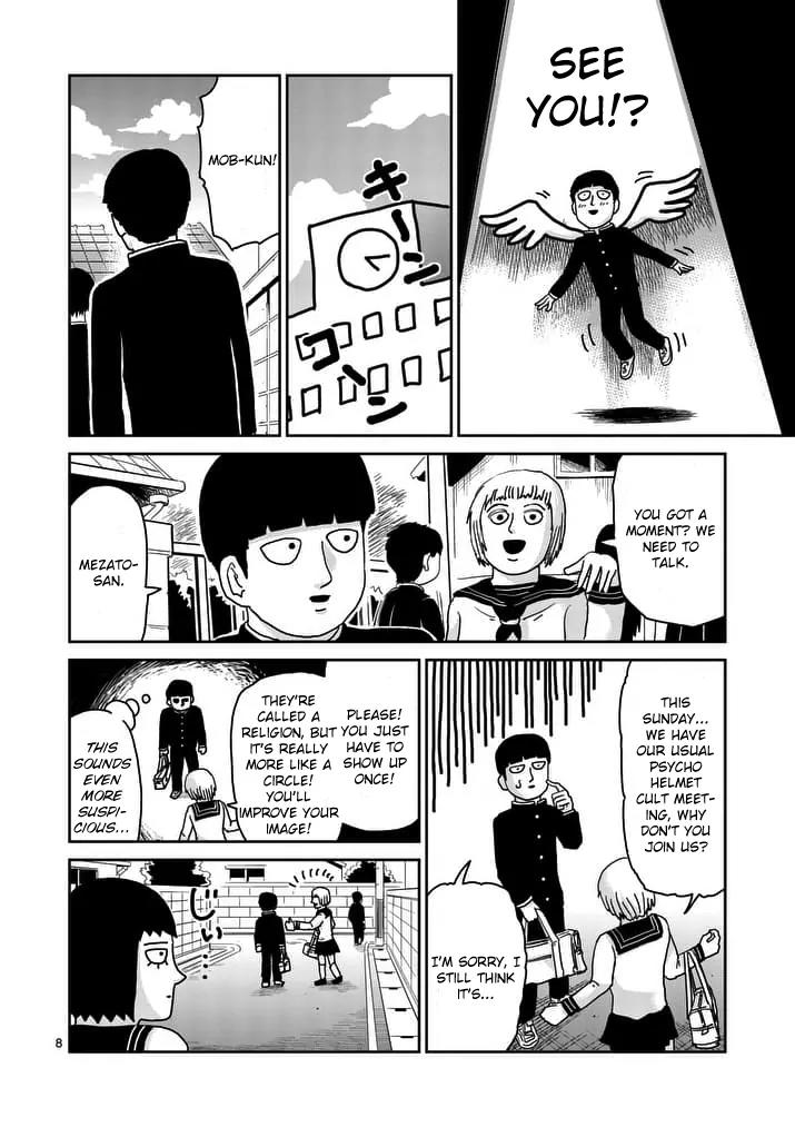 Mob Psycho 100 Chapter 94.1 page 8 - Chapter 94.1: Carried Away