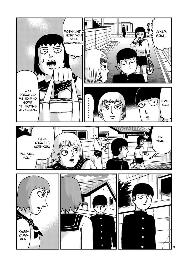 Mob Psycho 100 Chapter 94.1 page 9 - Chapter 94.1: Carried Away