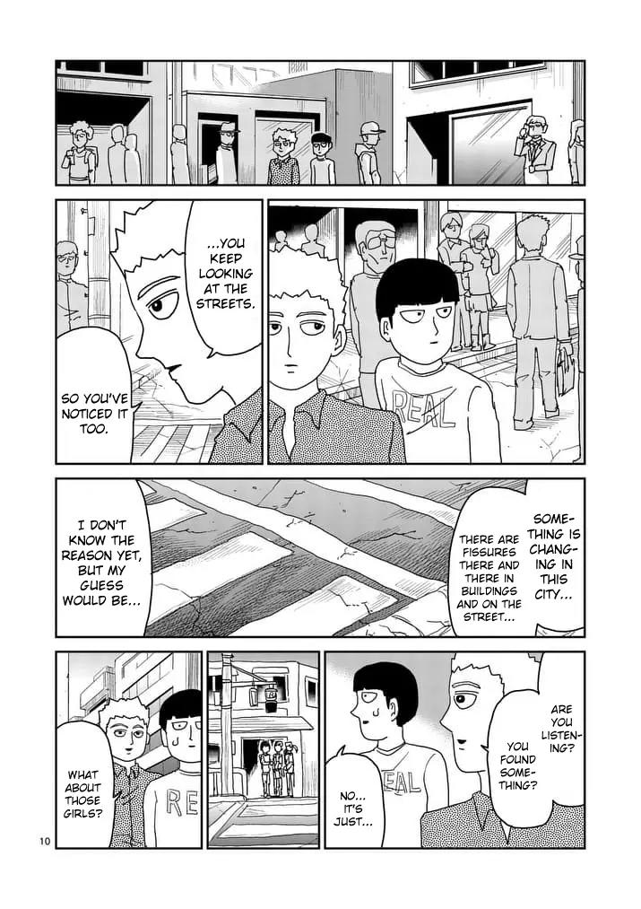 Mob Psycho 100 Chapter 95.1 page 10 - Chapter 95.1: Palm