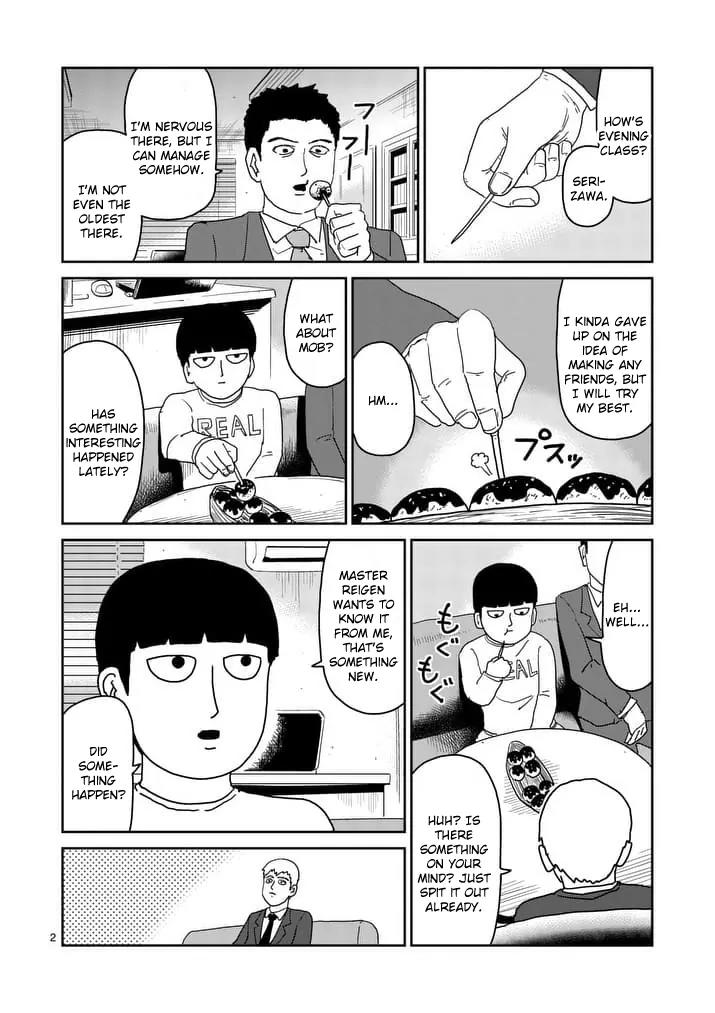 Mob Psycho 100 Chapter 95.1 page 2 - Chapter 95.1: Palm