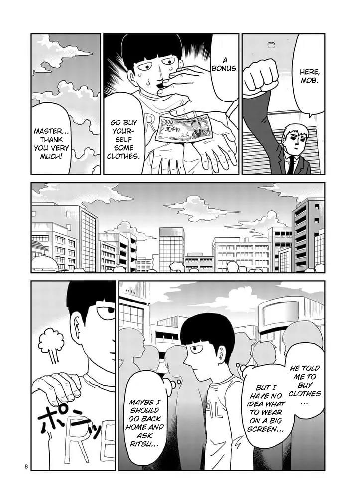 Mob Psycho 100 Chapter 95.1 page 8 - Chapter 95.1: Palm