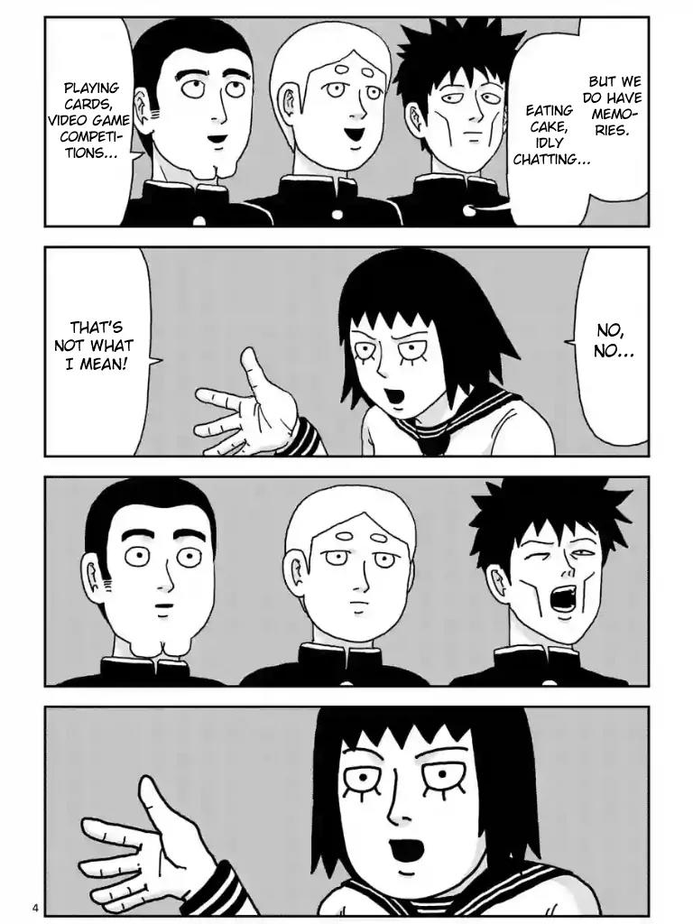 Mob Psycho 100 Chapter 98.1 page 4 - Chapter 98.1: Communicating