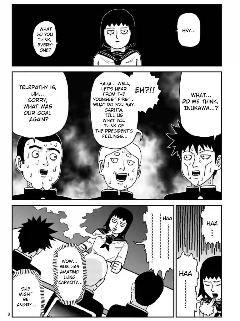 Mob Psycho 100 Chapter 98.1 page 8 - Chapter 98.1: Communicating