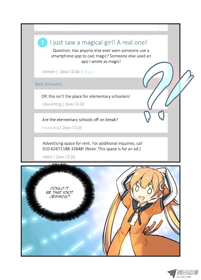 Mobile Magical Girl Chapter 18 page 3 - Chapter 18 : A Real Magical Girl!