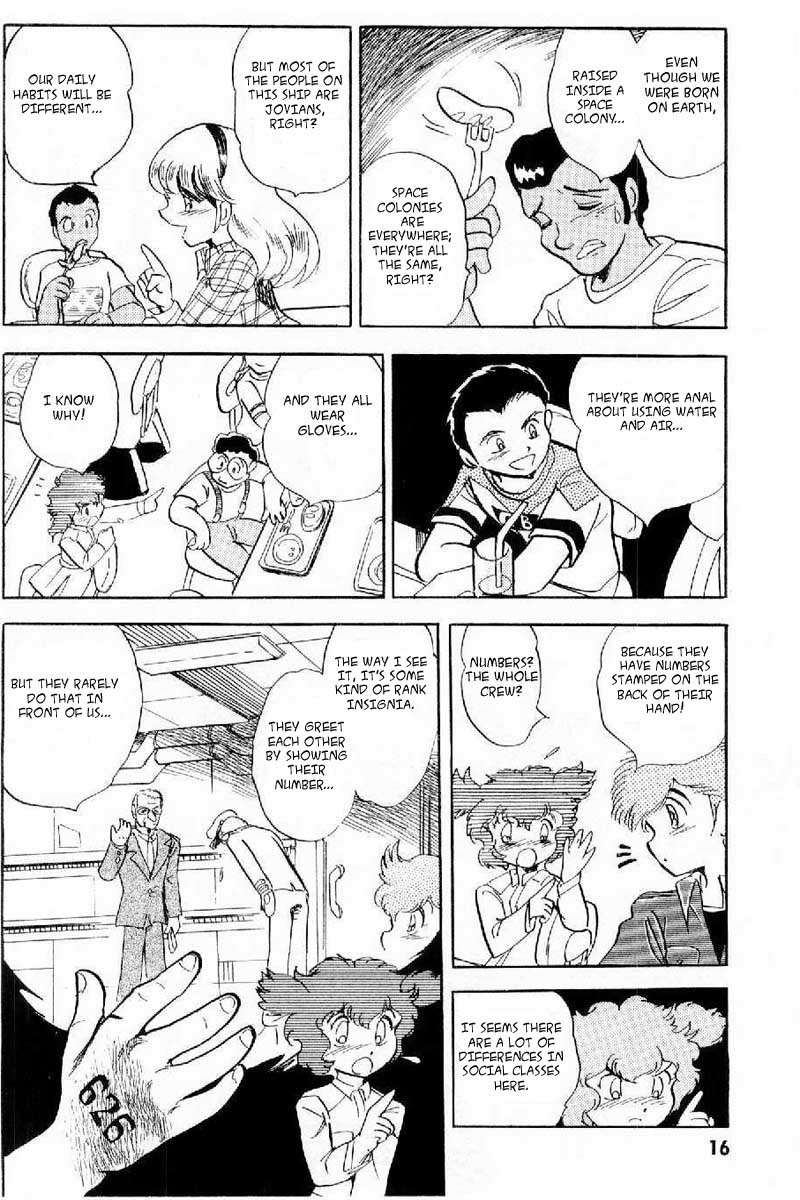 Mobile Suit Crossbone Gundam Chapter 1 page 15 - Chapter 1: Space Pirates
