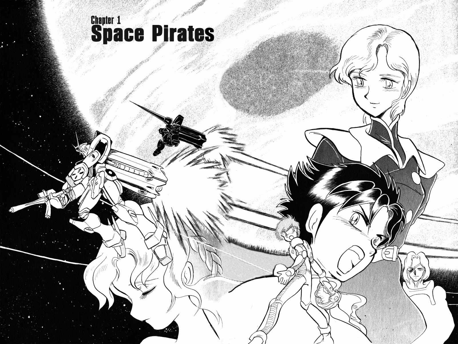 Mobile Suit Crossbone Gundam Chapter 1 page 8 - Chapter 1: Space Pirates