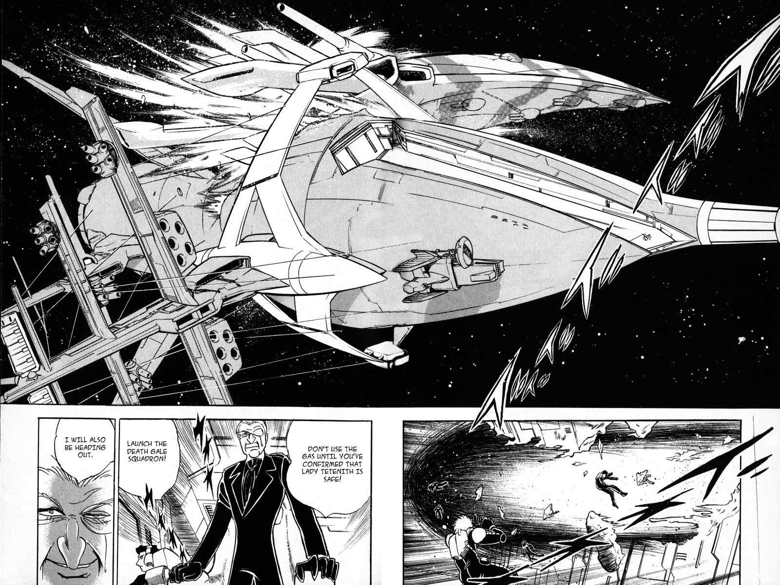 Mobile Suit Crossbone Gundam Chapter 11 page 14 - Chapter 11: Death Gale