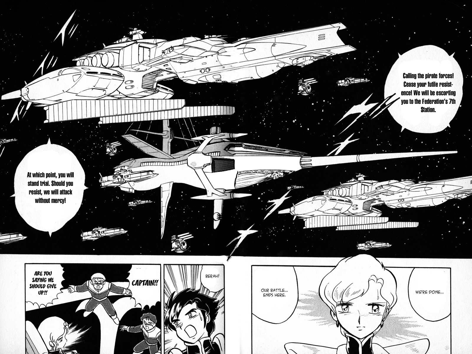 Mobile Suit Crossbone Gundam Chapter 16 page 2 - Chapter 16: Crossbone Gundam vs F91 (1)