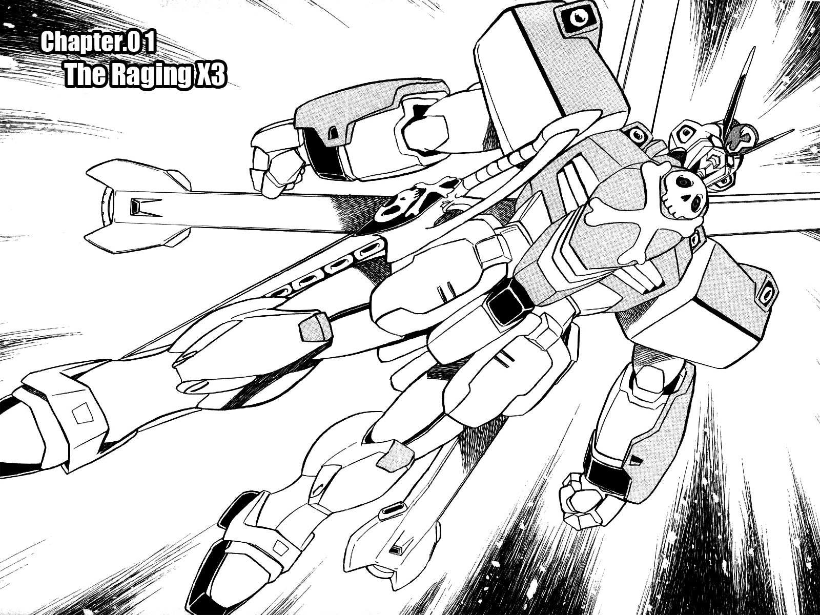 Mobile Suit Crossbone Gundam Chapter 18 page 13 - Chapter 18: The Raging X3