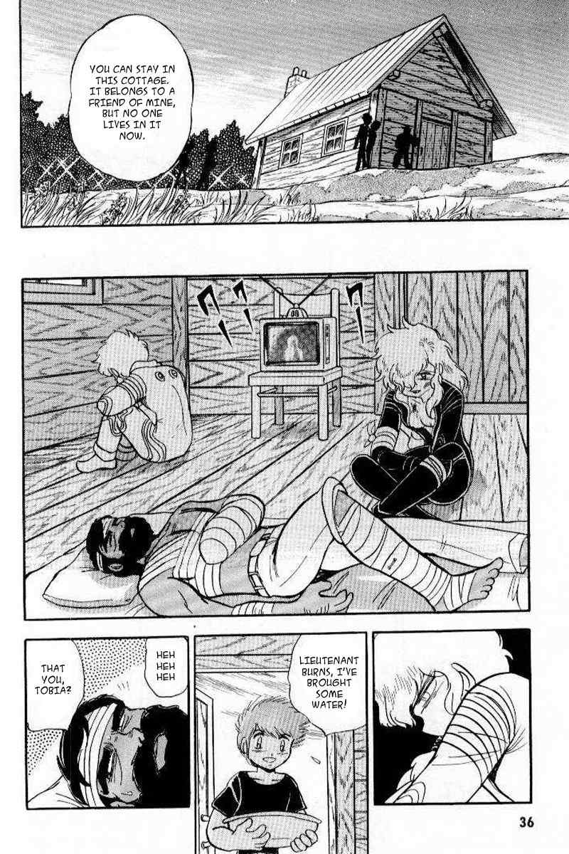 Mobile Suit Crossbone Gundam Chapter 23 page 35 - Chapter 23: Do the Winds of Death Blow on Earth? (2)