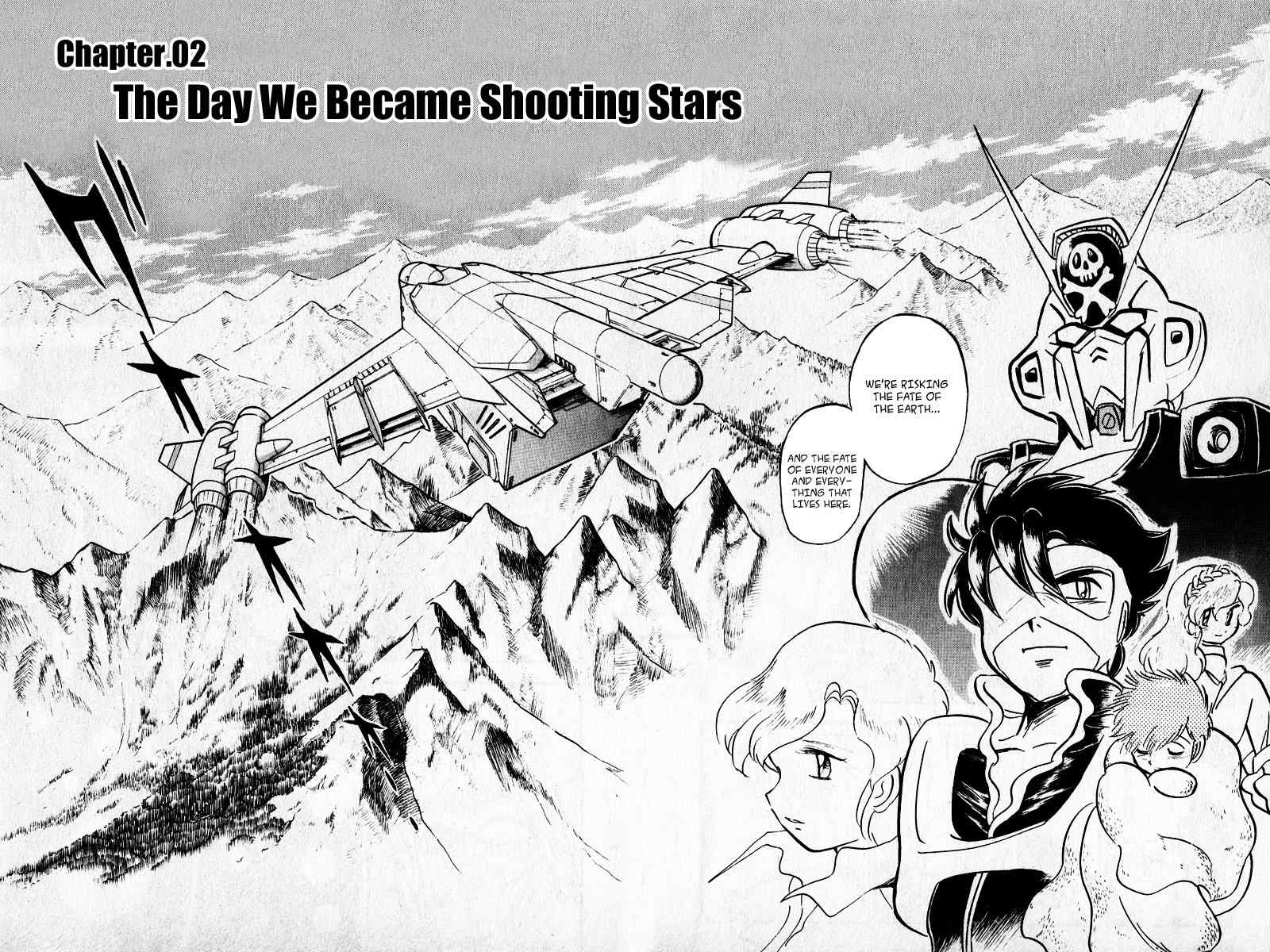 Mobile Suit Crossbone Gundam Chapter 24 page 2 - Chapter 24: The Day we became Shooting Stars