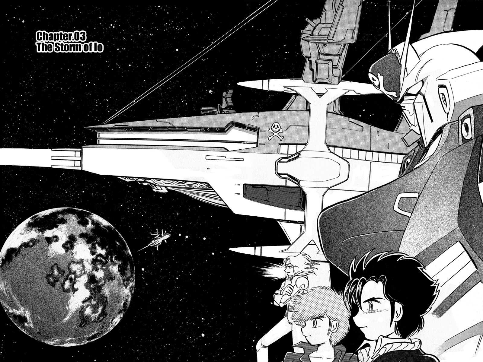 Mobile Suit Crossbone Gundam Chapter 7 page 4 - Chapter 7: Storm of Io