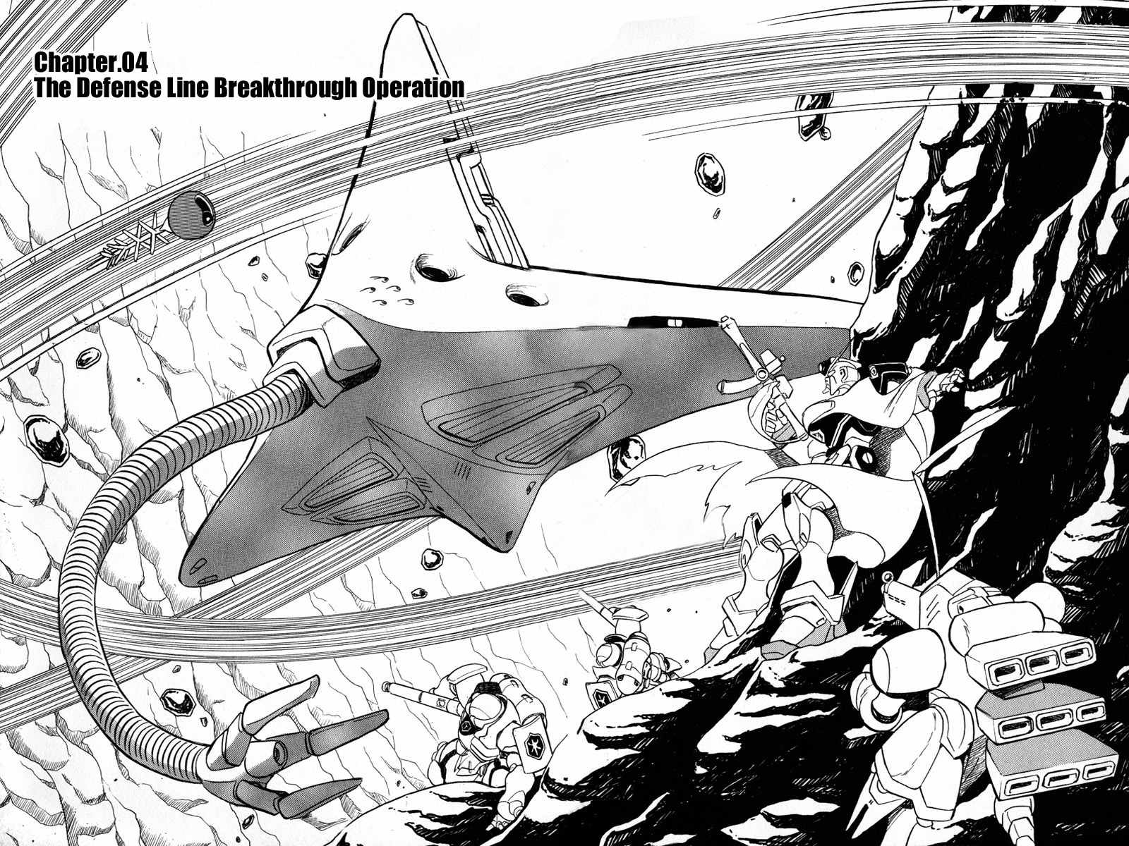 Mobile Suit Crossbone Gundam Chapter 8 page 2 - Chapter 8: The Defense Line Breakthrough Operation