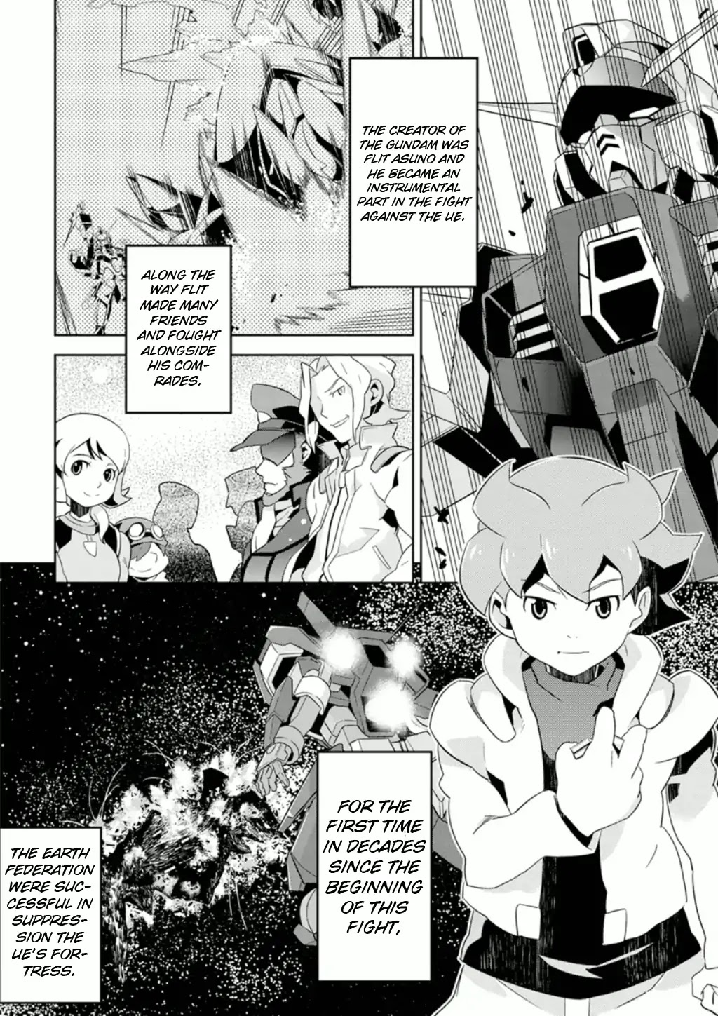 Mobile Suit Gundam AGE - Final Evolution Chapter 1 page 3 - Chapter 1: The Door to the New World